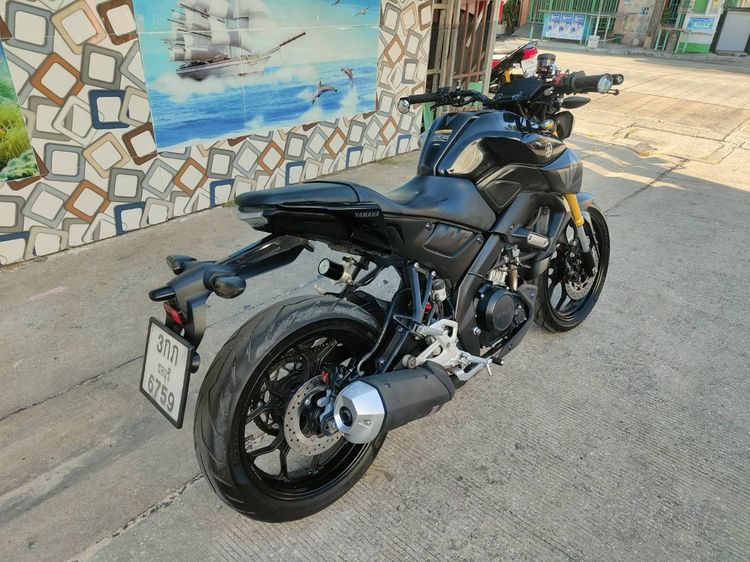 🛵ยังไงก็ขาย MT15 ปี 64 เครื่องดี สีสวย สตาร์ทมือ เล่มชุดโอนครบ+เปลี่ยนถ่ายน้ำมันเครื่องฟรี ส่งฟรี30 ก.ม รูปที่ 7