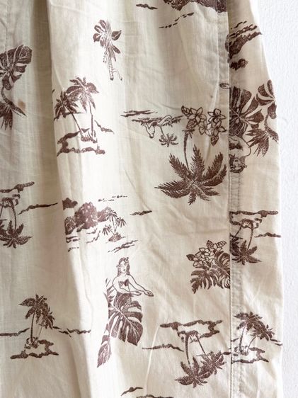 ยุนิM กางเกงชายเอวยืดสีครีมลายนางเงือก รูปที่ 4