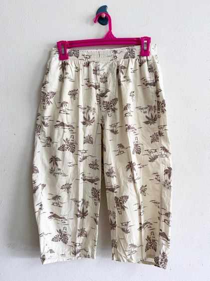 อื่นๆ อื่นๆ ยุนิM กางเกงชายเอวยืดสีครีมลายนางเงือก