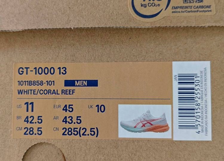 ของใหม่ Asics GT1000 13 ของแท้พร้อมกล่อง รูปที่ 6