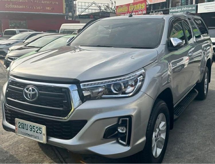 Toyota Hilux Revo 2018 2.4 E Prerunner Pickup ดีเซล เกียร์อัตโนมัติ เทา รูปที่ 3