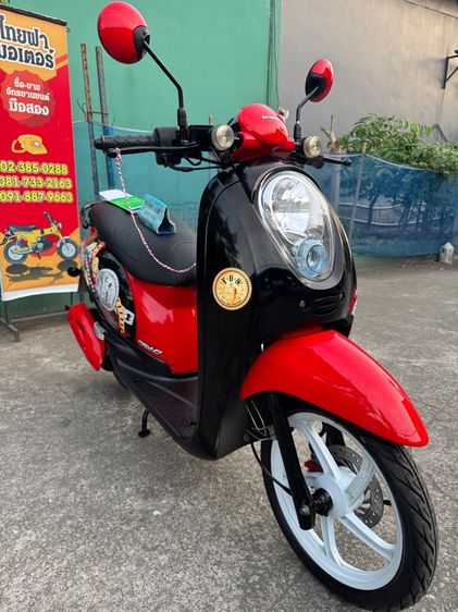 HONDA Scoopy หัวฉีดออโต้สตาร์ทมือเครื่องดีมากสีสวยมากต้องมาดูของจริงมีสถานที่ให้ทดลองขับขี่ก่อนซื้อ รูปที่ 7