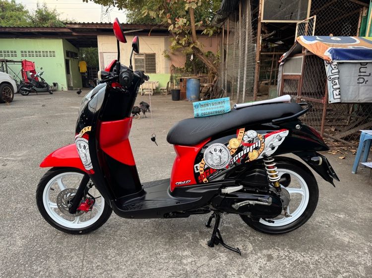 HONDA Scoopy หัวฉีดออโต้สตาร์ทมือเครื่องดีมากสีสวยมากต้องมาดูของจริงมีสถานที่ให้ทดลองขับขี่ก่อนซื้อ รูปที่ 3
