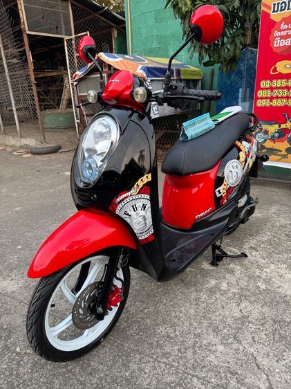 HONDA Scoopy หัวฉีดออโต้สตาร์ทมือเครื่องดีมากสีสวยมากต้องมาดูของจริงมีสถานที่ให้ทดลองขับขี่ก่อนซื้อ รูปที่ 8