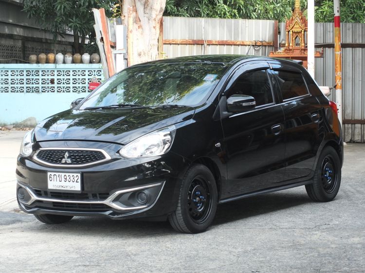 Mitsubishi Mirage 2017 1.2 GLX Sedan เบนซิน ไม่ติดแก๊ส เกียร์อัตโนมัติ ดำ รูปที่ 3
