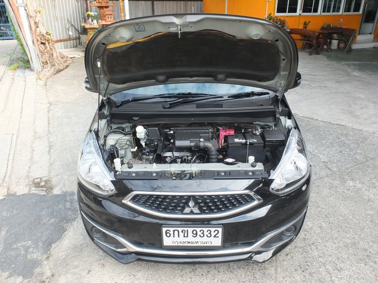Mitsubishi Mirage 2017 1.2 GLX Sedan เบนซิน ไม่ติดแก๊ส เกียร์อัตโนมัติ ดำ รูปที่ 4