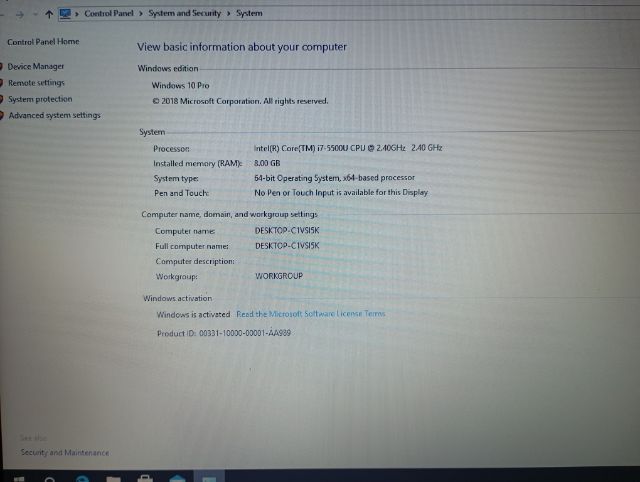 LENOVO B40-80 Core i7 gen5
Ram 8 GB, SSD 128 GB
เครื่องสวย เร็วแรง ลื่นไหล แบตเตอรี่เก็บไฟปกติ รูปที่ 8