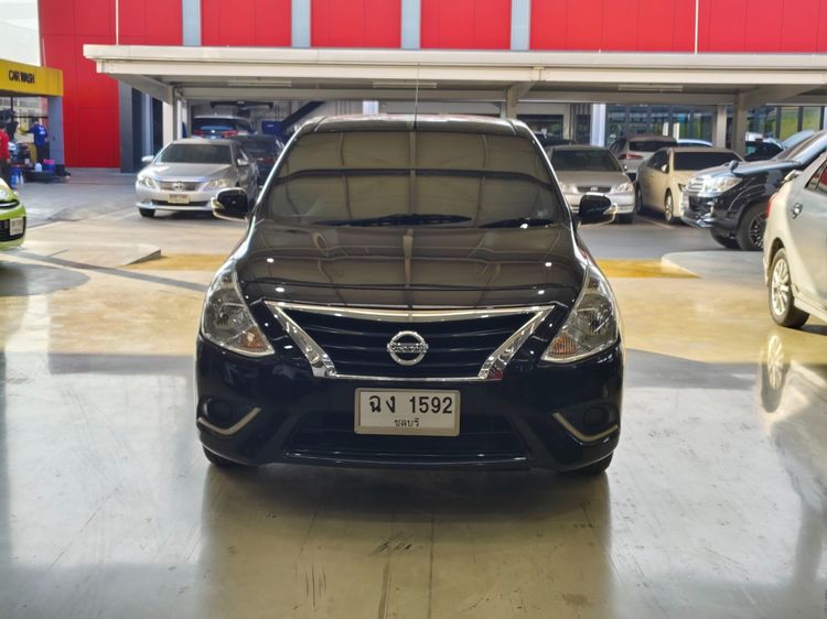 Nissan Almera 2015 1.2 E Sportech Sedan เบนซิน LPG เกียร์อัตโนมัติ ดำ รูปที่ 2