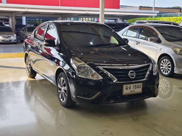 Nissan Almera 2015 1.2 E Sportech Sedan เบนซิน LPG เกียร์อัตโนมัติ ดำ รูปที่ 3