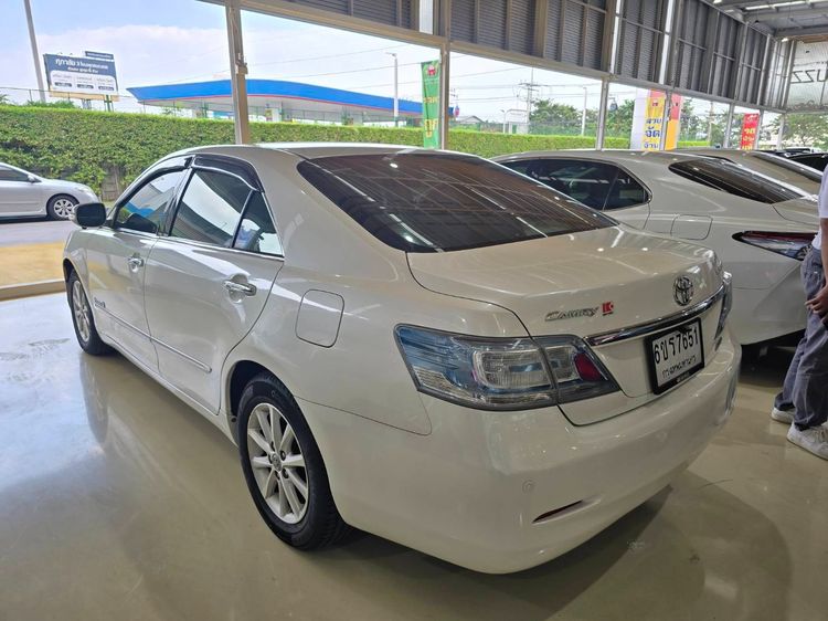 Toyota Camry 2009 2.4 Hybrid Sedan เบนซิน ไม่ติดแก๊ส เกียร์อัตโนมัติ ขาว รูปที่ 4