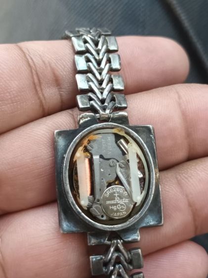 นาฬิกาข้อมือตัวเรือนเงินแท้สั่งทำ ตัวเครื่องเสีย รูปที่ 5