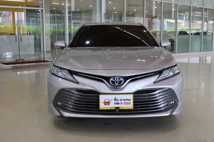 Toyota Camry 2019 2.5 Hybrid Sedan ไฮบริด ไม่ติดแก๊ส เกียร์อัตโนมัติ บรอนซ์เงิน รูปที่ 2