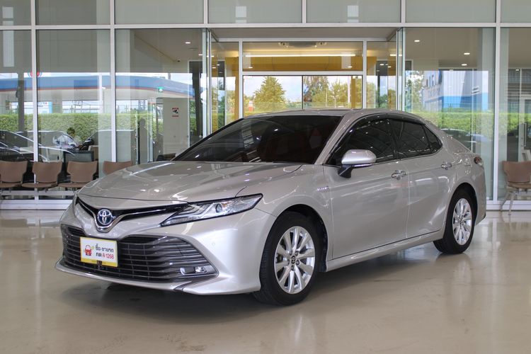 Toyota Camry 2019 2.5 Hybrid Sedan ไฮบริด ไม่ติดแก๊ส เกียร์อัตโนมัติ บรอนซ์เงิน รูปที่ 3