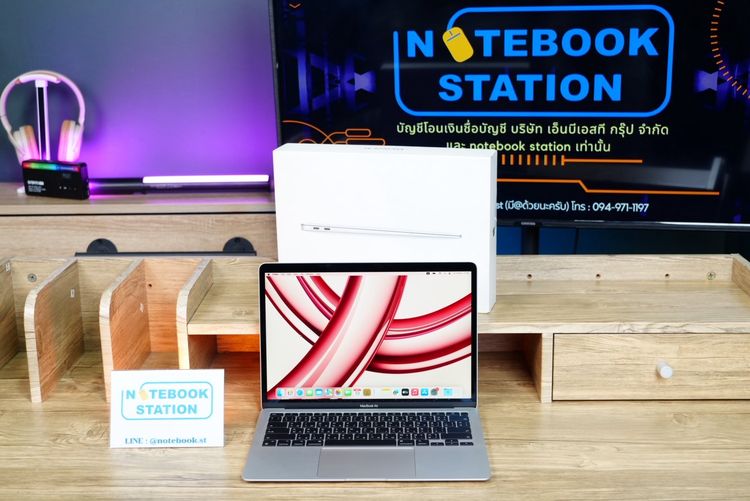 APPLE Macbook Air 13 (2020) M1 Ram8 SSD256 จอ13.3 ความชัดระดับ2k Cycle count 4 ครั้ง เครื่องพร้อมใช้งาน ขายเพียง 16,990.- ครบกล่อง รูปที่ 2