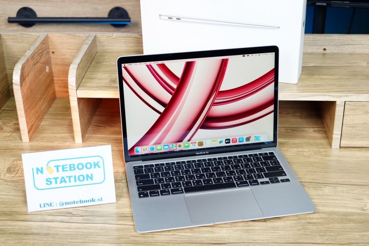 APPLE Macbook Air 13 (2020) M1 Ram8 SSD256 จอ13.3 ความชัดระดับ2k Cycle count 4 ครั้ง เครื่องพร้อมใช้งาน ขายเพียง 16,990.- ครบกล่อง รูปที่ 3