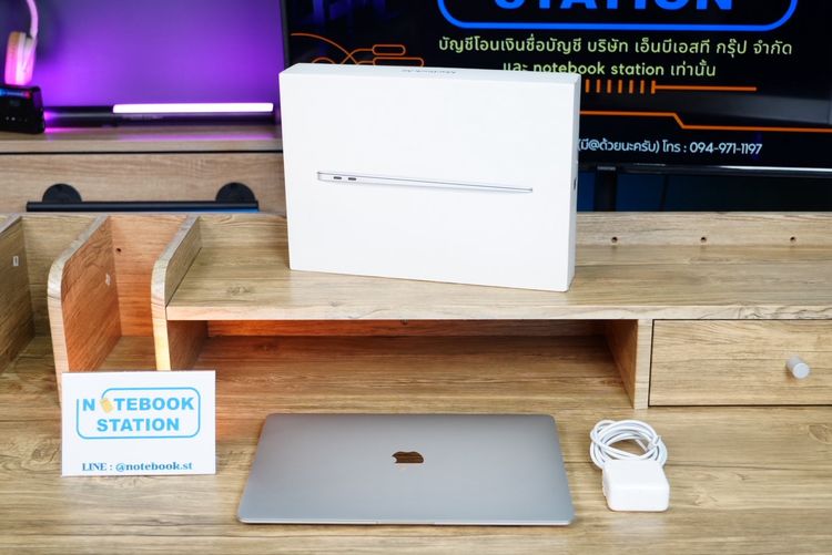 APPLE Macbook Air 13 (2020) M1 Ram8 SSD256 จอ13.3 ความชัดระดับ2k Cycle count 4 ครั้ง เครื่องพร้อมใช้งาน ขายเพียง 16,990.- ครบกล่อง รูปที่ 8