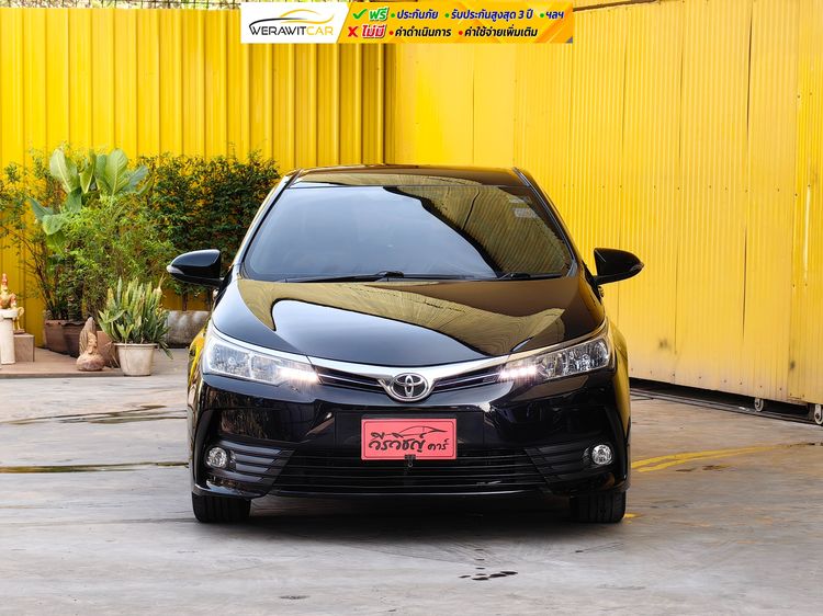 Toyota Altis 2018 1.8 E Sedan เบนซิน ไม่ติดแก๊ส เกียร์อัตโนมัติ ดำ รูปที่ 2