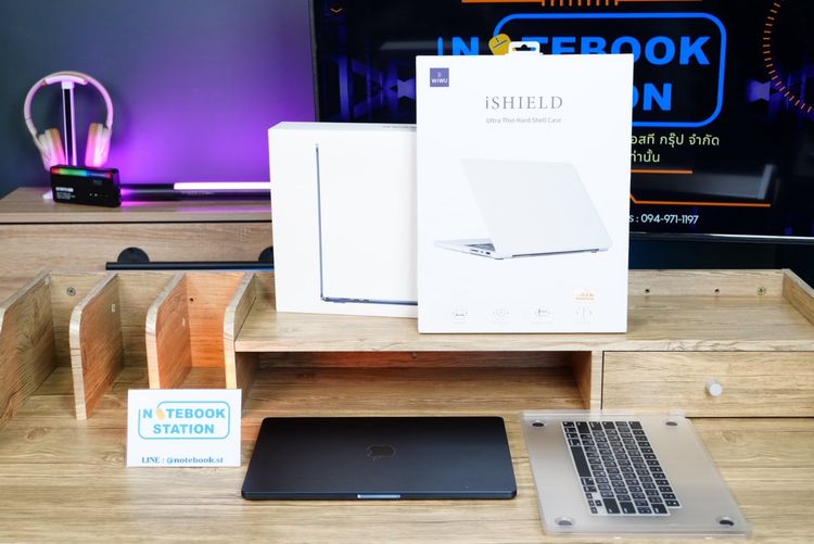 Macbook Air M3 (2024) Ram8 SSD512 จอ15.3 เครื่องสวยมาก ครบกล่อง แถมแผ่นซิลิโคนรองคีย์บอร์ด TH-ENG เครื่องพร้อมใช้งาน ราคา 24,890.- เท่านั้น  รูปที่ 9