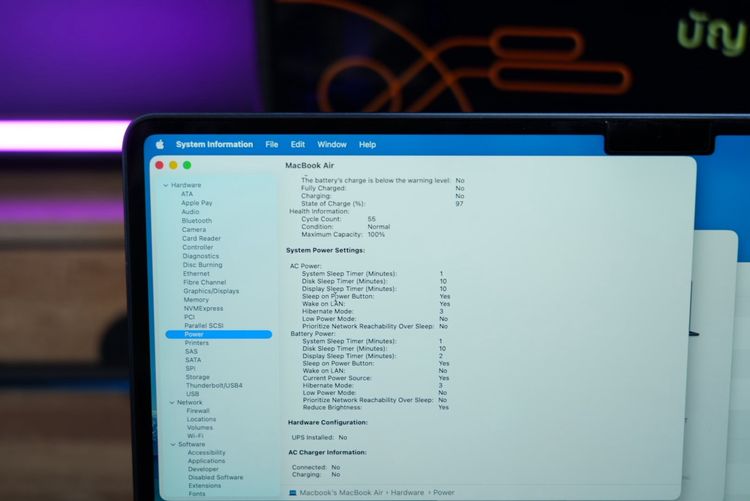 Macbook Air M3 (2024) Ram8 SSD512 จอ15.3 เครื่องสวยมาก ครบกล่อง แถมแผ่นซิลิโคนรองคีย์บอร์ด TH-ENG เครื่องพร้อมใช้งาน ราคา 24,890.- เท่านั้น  รูปที่ 10