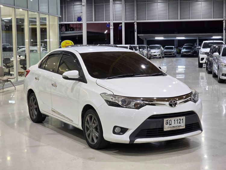 Toyota Vios 2013 1.5 S Sedan เบนซิน ไม่ติดแก๊ส เกียร์อัตโนมัติ ขาว