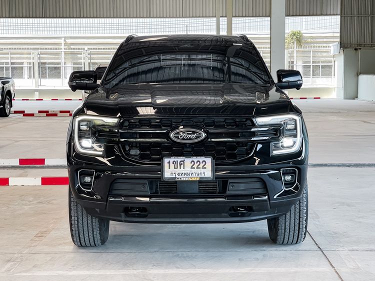 Ford Everest 2024 2.0 Bi-Turbo Titanium+ 4WD Utility-car ดีเซล ไม่ติดแก๊ส เกียร์อัตโนมัติ ดำ รูปที่ 2