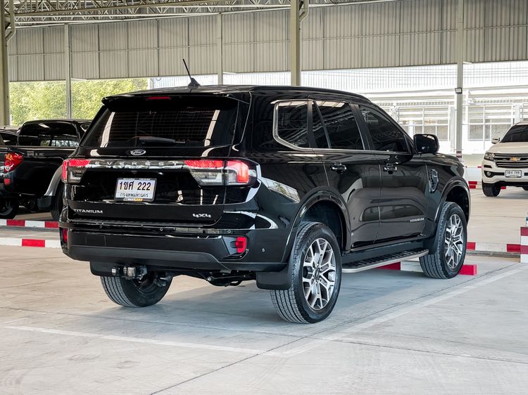 Ford Everest 2024 2.0 Bi-Turbo Titanium+ 4WD Utility-car ดีเซล ไม่ติดแก๊ส เกียร์อัตโนมัติ ดำ รูปที่ 3