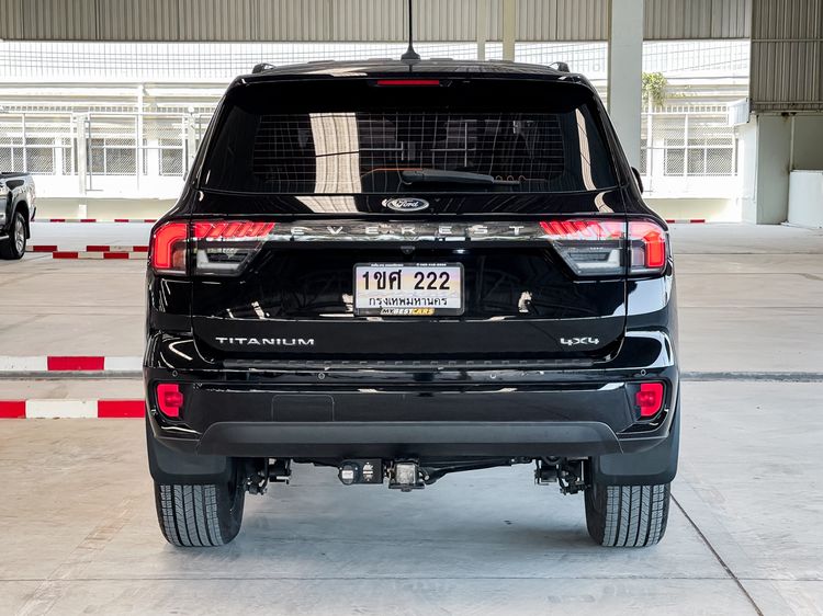 Ford Everest 2024 2.0 Bi-Turbo Titanium+ 4WD Utility-car ดีเซล ไม่ติดแก๊ส เกียร์อัตโนมัติ ดำ รูปที่ 4