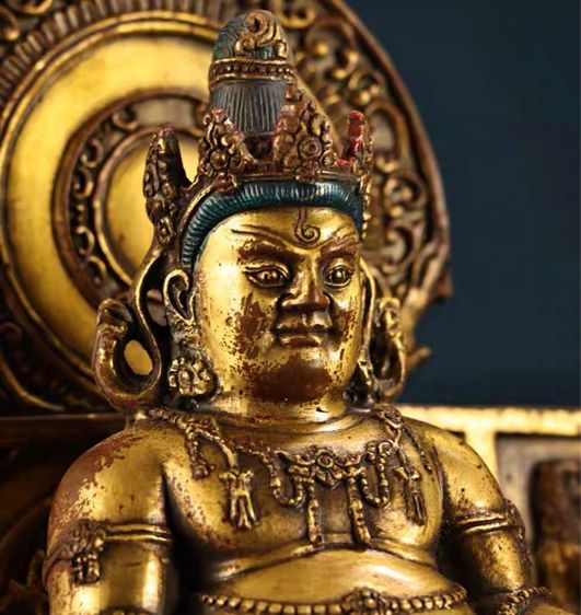 ✨พระชัมภลา (Jambhala) สีทอง  รูปที่ 2