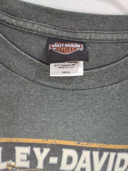 เสื้อ Harley Davidson สีเขียวทหาร รูปที่ 8