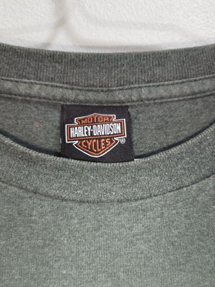 เสื้อ Harley Davidson สีเขียวทหาร รูปที่ 6