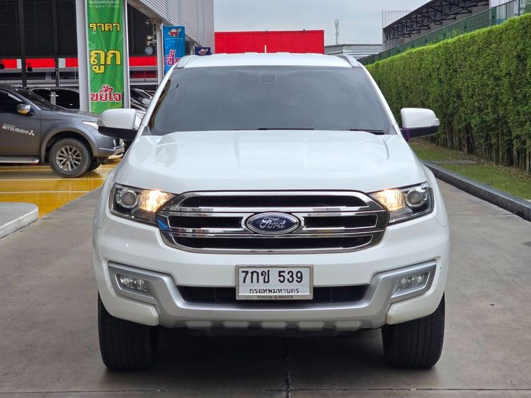 Ford Everest 2017 2.2 Titanium Utility-car ดีเซล ไม่ติดแก๊ส เกียร์อัตโนมัติ ขาว รูปที่ 2