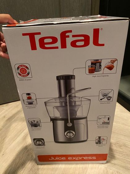เครื่องสกัดน้ำผลไม้ tefal มือ1 ไม่เคยแกะกล่อง รูปที่ 4