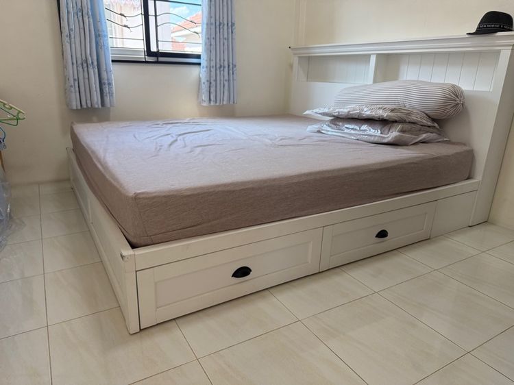 เตียง koncept สีขาว รูปที่ 2