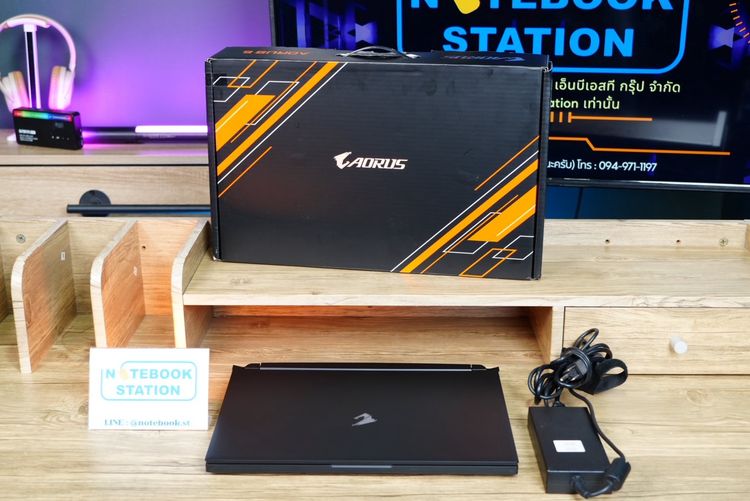 Gigabyte Aorus 5 i7-12700H RTX3070(8GB) Ram16 SSD212GB จอ15.6 FHD 240Hz สเปคสูงจัดเต็ม คีย์บอร์ดไฟRGB4โซน อุปกรณ์ครบกล่อง ขายเพียง 29,900.- รูปที่ 9