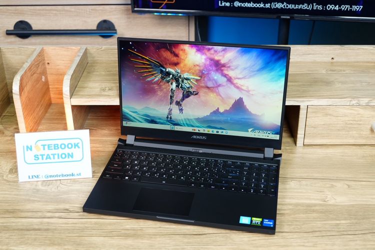 Gigabyte Aorus 5 i7-12700H RTX3070(8GB) Ram16 SSD212GB จอ15.6 FHD 240Hz สเปคสูงจัดเต็ม คีย์บอร์ดไฟRGB4โซน อุปกรณ์ครบกล่อง ขายเพียง 29,900.- รูปที่ 4