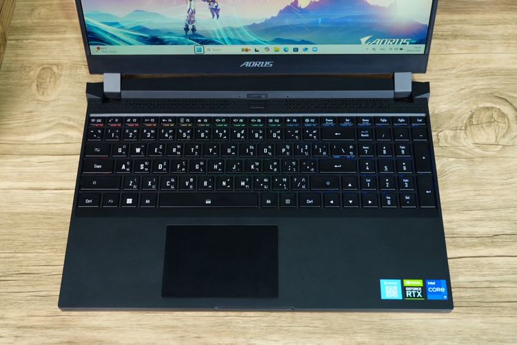 Gigabyte Aorus 5 i7-12700H RTX3070(8GB) Ram16 SSD212GB จอ15.6 FHD 240Hz สเปคสูงจัดเต็ม คีย์บอร์ดไฟRGB4โซน อุปกรณ์ครบกล่อง ขายเพียง 29,900.- รูปที่ 5