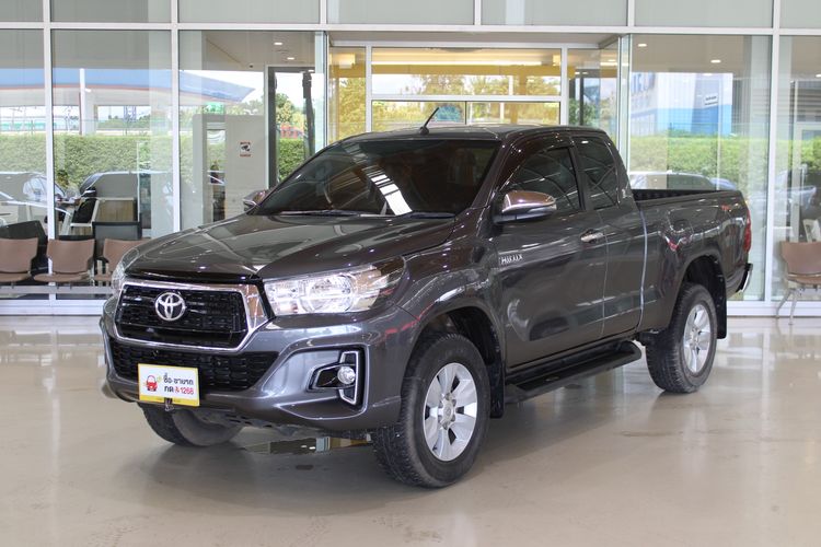 Toyota Hilux Revo 2020 2.4 E Pickup ดีเซล ไม่ติดแก๊ส เกียร์ธรรมดา เทา รูปที่ 2