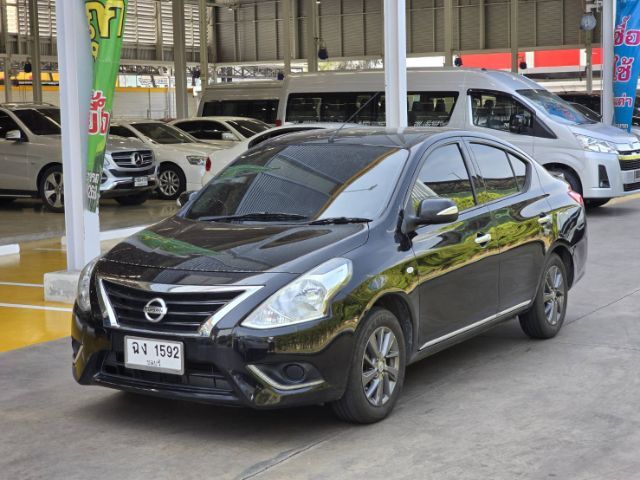 Nissan Almera 2015 1.2 E Sportech Sedan เบนซิน LPG เกียร์อัตโนมัติ ดำ รูปที่ 3