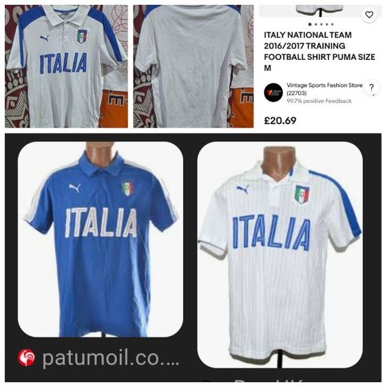 เสื้อทีมชาติอิตาลีเทรนนิ่ง รูปที่ 15