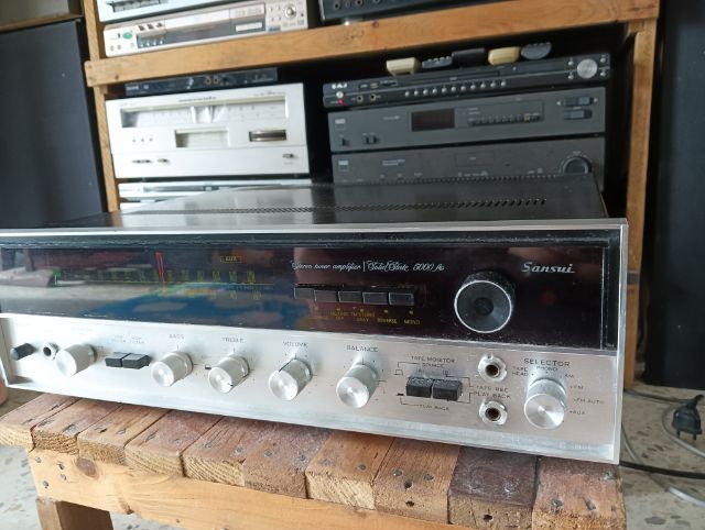 ขาย รีซีฟเวอร์ซันซุย 5000 Aเสียงดีเป็นที่รู้จักกันในตระกูลของเครื่องเสียง am และ FM ใช้งานไม่ได้ครับ ใช้เป็นแอมป์ขยายเสียงดีครับ