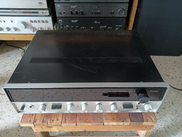 ขาย รีซีฟเวอร์ซันซุย 5000 Aเสียงดีเป็นที่รู้จักกันในตระกูลของเครื่องเสียง am และ FM ใช้งานไม่ได้ครับ ใช้เป็นแอมป์ขยายเสียงดีครับ รูปที่ 2