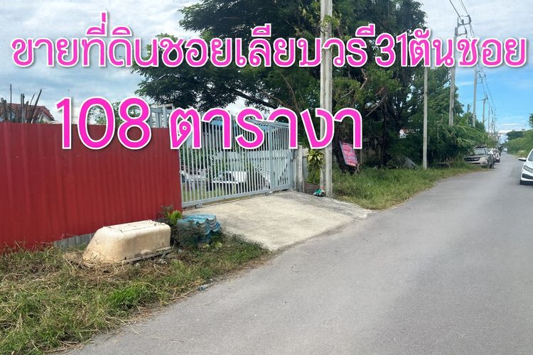 ที่ดินต้นซอยซ.เลียบวารี31สนใจซื้อจริงต่อราคาได้ค่ะขายตารางวาละ12,000 บาทที่ดินทำเลทอง       