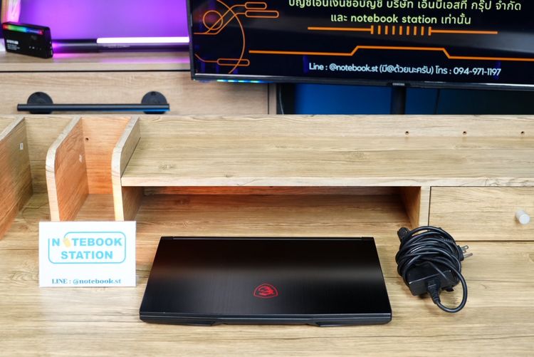 MSI GF63 Thin i5-10500H GTX1650Max-Q(4GB) Ram8 SSD512 จอ15.6 FHD IPS 144Hz สเปคเกมมิ่ง คีย์บอร์ดไฟสีแดง ขายเพียง 11,590.- รูปที่ 9