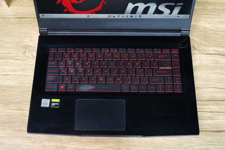 MSI GF63 Thin i5-10500H GTX1650Max-Q(4GB) Ram8 SSD512 จอ15.6 FHD IPS 144Hz สเปคเกมมิ่ง คีย์บอร์ดไฟสีแดง ขายเพียง 11,590.- รูปที่ 5