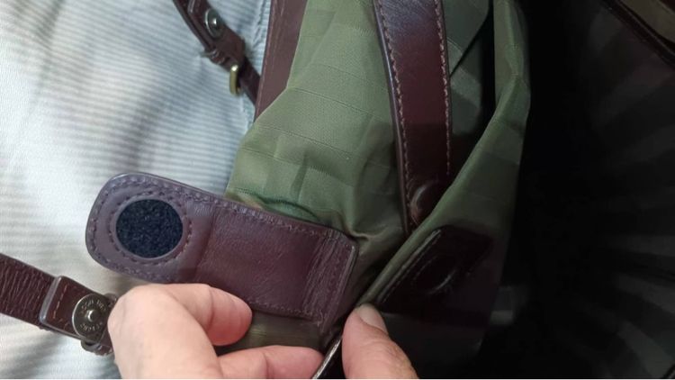 กระเป๋าเป้หนังสีน้ำตาล รูปที่ 8