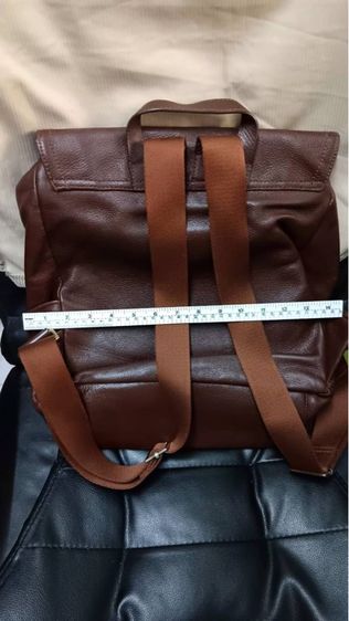 กระเป๋าเป้หนังสีน้ำตาล รูปที่ 5