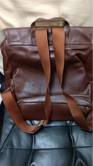 กระเป๋าเป้หนังสีน้ำตาล รูปที่ 13