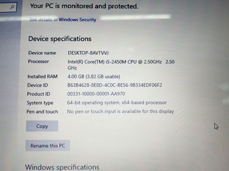 Acer 4752G I5 Gen 2 SSD 128 GB Ram 4 GB ใช้งานได้ดี ราคาถูกใจ รูปที่ 3