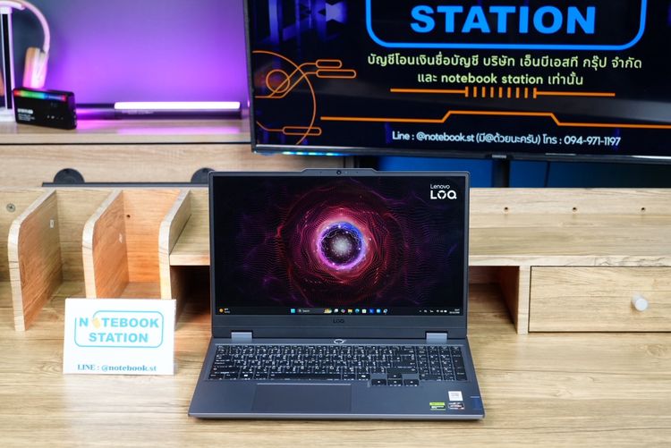 อื่นๆ วินโดว์ 16 กิกะไบต์ ใช่ Lenovo LOQ Ryzen5-7235HS RTX3050(6GB) RAM16 SSD512 จอ15.6 FHD 144Hz สเปคสูง ดีไซน์สวยเท่ ดูทันสมัย เครื่องสวยประกันศูนย์2027