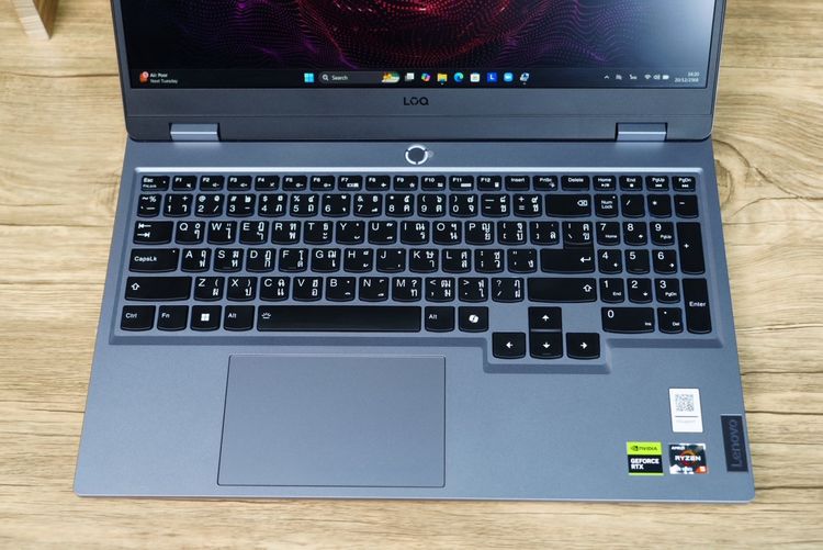 Lenovo LOQ Ryzen5-7235HS RTX3050(6GB) RAM16 SSD512 จอ15.6 FHD 144Hz สเปคสูง ดีไซน์สวยเท่ ดูทันสมัย เครื่องสวยประกันศูนย์2027 รูปที่ 5